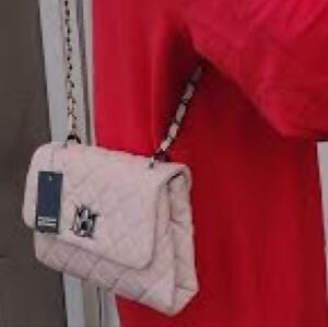 Badgley Mischka Quilted Messenger Bag - Blush - NWT